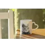 Chartreux Tasse mit Katze, entzückende Tasse mit herzförmigem Henkel, universelles Geschenk der Marke Art-Dog