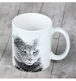 Chartreux kubek z kotem good morning Art-Dog