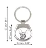 Cornish Rex - keychain with a cat, keychain with a print, personalized pendant from the Art-Dog brand
