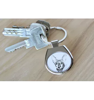 Cornish Rex - keychain with a cat, keychain with a print, personalized pendant from the Art-Dog brand