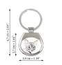 Devon Rex - porte-clés avec un chat, porte-clés imprimé, breloque personnalisée de la marque Art-Dog