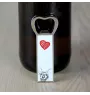 Cornish Rex - bottle opener with a cat, personalized fridge opener, unique gift for men by Art-Dog brand