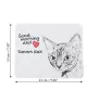 Devon Rex - tapis de souris imprimé, tapis de souris personnalisé avec un chat, un gadget unique pour un employé de bureau de la marque Art-Dog