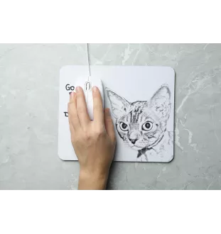 Devon Rex podkładka pod mysz z kotem Art-Dog