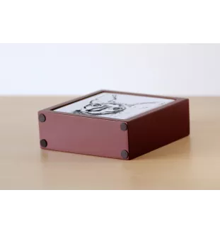 Cornisch Rex - Stifthalter mit Katze, Schreibtischorganizer mit Aufdruck, personalisierte Schreibtischdekoration von der Marke Art-Dog