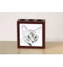 Devon Rex - porte-stylo avec un chat, organiseur de bureau avec impression, décoration de bureau personnalisée de la marque Art-Dog