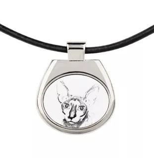 Cornish Rex - collier avec un chat, pendentif personnalisé avec une photo, collier unique pour hommes et femmes de la marque Art-Dog