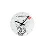 Cornish Rex - wall clock with a cat, shelf clock with a print, personalized home decoration from the Art-Dog brand