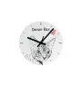 Devon Rex - horloge murale avec un chat, horloge de table avec impression, décoration personnalisée de la maison de la marque Art-Dog