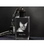Devon Rex - Crystal pendant with cat photo, illuminated pendant, unique gift by Art-Dog brand