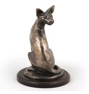 Chat Mau égyptien statuette de chat, figurine pour bureau, trophée pour exposition féline de la marque Art-Dog