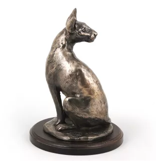Chat Mau égyptien statuette de chat, figurine pour bureau, trophée pour exposition féline de la marque Art-Dog