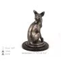 Chat Mau égyptien statuette de chat, figurine pour bureau, trophée pour exposition féline de la marque Art-Dog