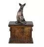 Egyptian Mau Cat - urn for the ashes of a dog, urn with a statuette, elegant urn in the classic style of the Art-Dog brand