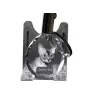 Devon Rex - Fob with cat photo, crystal key ring in gift box, unique gift by Art-Dog brand