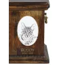 Ägyptische Mau Katze - Gedenktafel mit einem Foto einer Katze, Grabplatte mit Druck, personalisierte ovale Platte der Marke Art-Dog