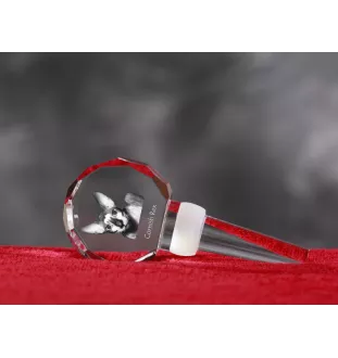 Cornisch Rex - Kristallflaschenverschluss mit Katze, einzigartiger Weinverschluss mit Foto, personalisiertes Geschenk für Sommelier der Marke Art-Dog