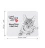 Ägyptische Mau Katze - Mauspad mit Druck, personalisiertes Mauspad mit Katze, einzigartiges Gadget für Büroangestellte von Art-Dog.