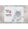 Chat Mau égyptien - tapis de souris imprimé, tapis de souris personnalisé avec un chat, un gadget unique pour un employé de bureau de la marque Art-Dog