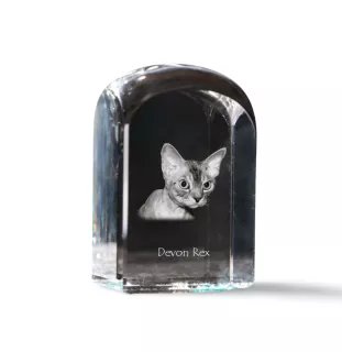 Devon Rex kryształ pieczątka z kotem Art-Dog