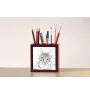 Ägyptische Mau Katze - Stifthalter mit Katze, Schreibtischorganizer mit Aufdruck, personalisierte Schreibtischdekoration von der Marke Art-Dog