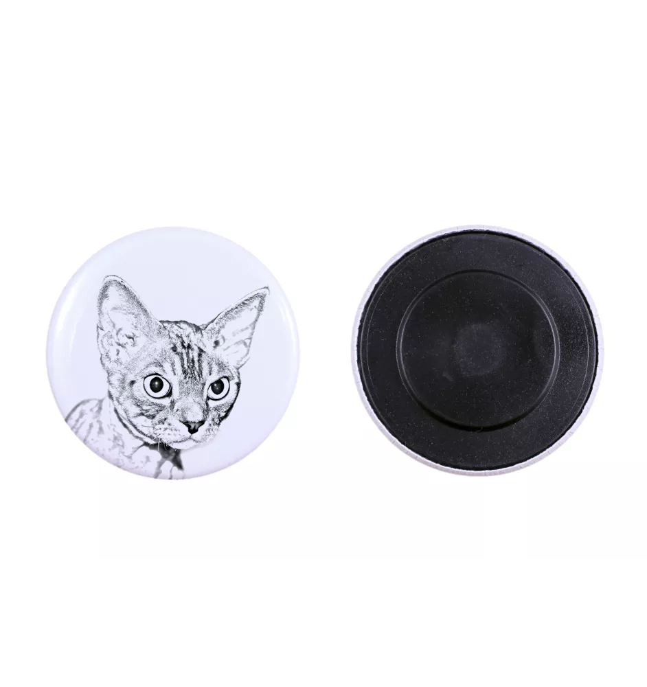 Devon Rex - collection of unique magnets, own photo, Art-Dog brand