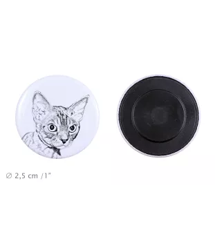 Devon Rex - Sammlung von einzigartigen Magneten, eigenes Foto, Marke Art-Dog
