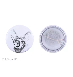 Cornish Rex - un accessoire de sac à dos, un badge personnalisé, l'accessoire parfait pour les amoureux des animaux de la marque Art-Dog