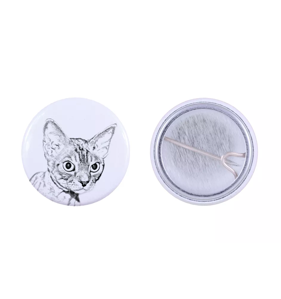 Devon Rex - backpack decoration, personalized badge, perfect gadget for animal lovers by Art-Dog brand