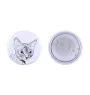 Devon Rex Rucksack decoration, personalized badge, perfect gadget for animal lovers from the Art-Dog brand