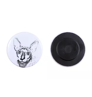 Cornish Rex - collection of unique magnets, own photo, Art-Dog brand