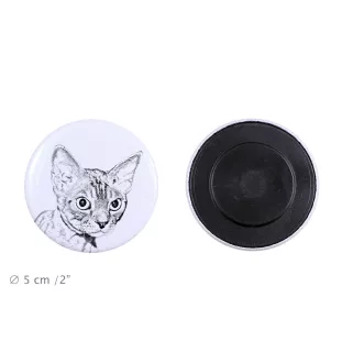 Devon Rex magnes z kotem duży Art-Dog