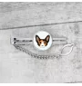 Cornish Rex - elegant metal keychain as a gift from Art-Dog brand