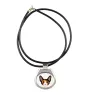 Cornish Rex - pendant necklace with graphic on a chain strap by Art-Dog brand