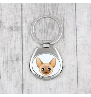 Devon Rex - keychain keychain for keys by Art-Dog brand