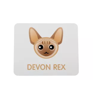 Devon Rex - mouse pad by Art-Dog brand