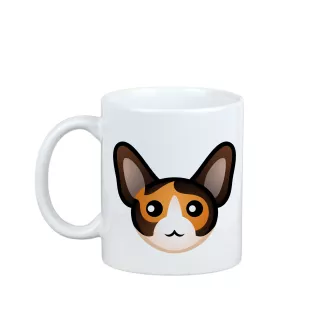 Cornish Rex - mug with graphics and the logo of the Art-Dog brand