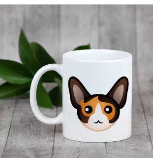 Cornisch Rex - Tasse mit Grafik und Aufschrift der Marke Art-Dog
