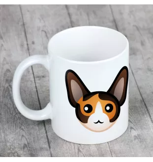 Cornish Rex - tasse avec graphisme et logo de la marque Art-Dog