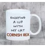 Cornisch Rex - Tasse mit Grafik und Aufschrift der Marke Art-Dog