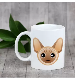 Devon Rex kubek z kotem Art-Dog