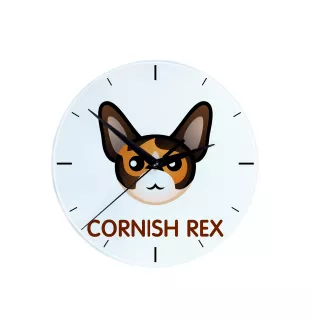 Cornish Rex zegar z kotem Art-Dog