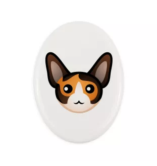 Cornish Rex płyta nagrobna z kotem Art-Dog