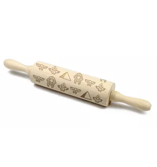 Chat Mau égyptien I - Rouleau à pâtisserie gravé, pour les amateurs de pâtisserie, marque Art-Dog