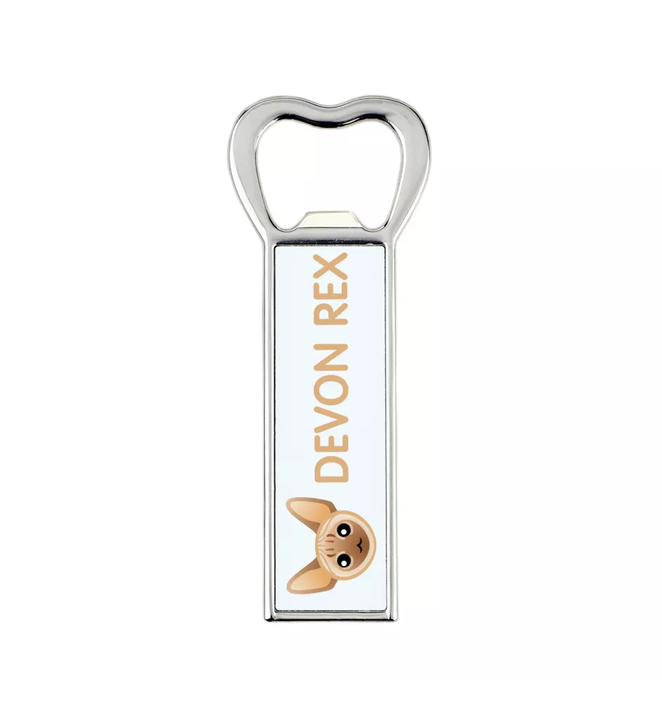 Devon Rex - bottle opener with the graphics and logo of the Art-Dog brand