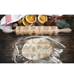 Chat Mau égyptien - Rouleau à pâtisserie gravé, pour les amateurs de pâtisserie, marque Art-Dog