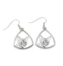 Devon Rex - boucles d'oreilles avec un chat, boucles d'oreilles pendantes avec une image, bijoux personnalisés avec l'impression de la marque Art-Dog