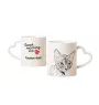 Devon Rex kubek z kotem good morning serce Art-Dog