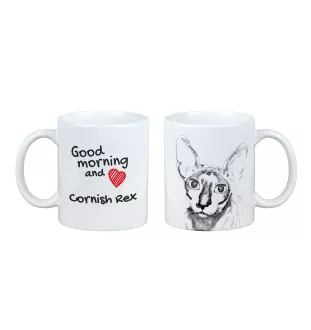 Cornish Rex - cat mug, personalized mug with print, classic gift for everyone from the Art-Dog brand