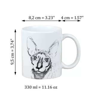 Cornish Rex - tasse avec un chat, tasse personnalisée avec impression, cadeau classique pour tous de la marque Art-Dog